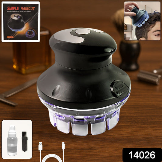 Electric hair cutting machine with USB rechargeable feature visible