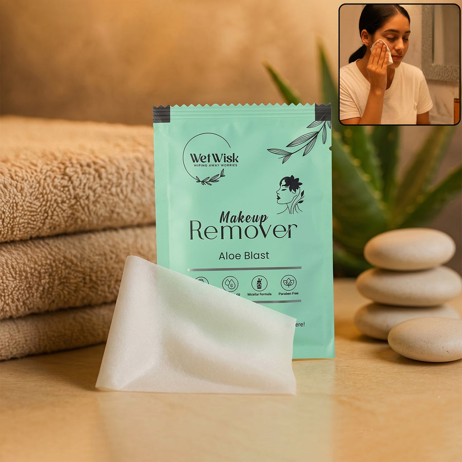 Makeup Remover Wet Wipes Ð Gentle & Travel-Friendly Facial Cleansing