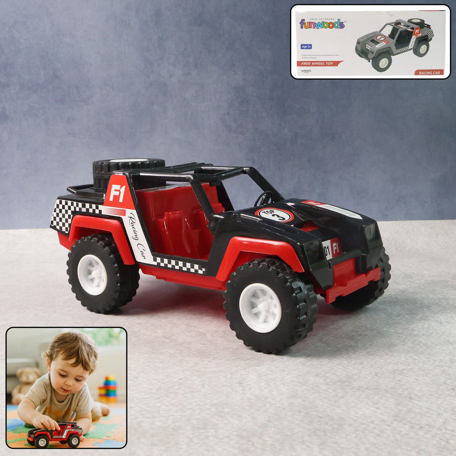 Free-Wheel Racing Jeep Toy Car – Push & Go Adventure Fun