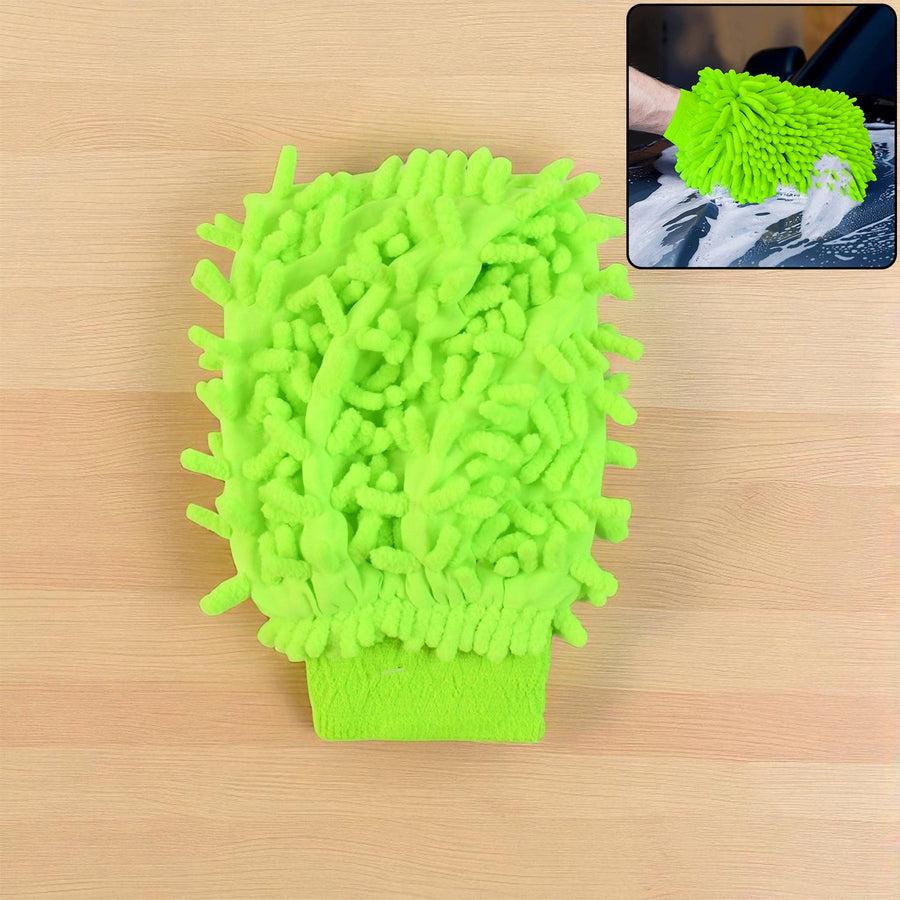 Microfiber Car Wash Glove – Scratch-Free Deep Cleaning