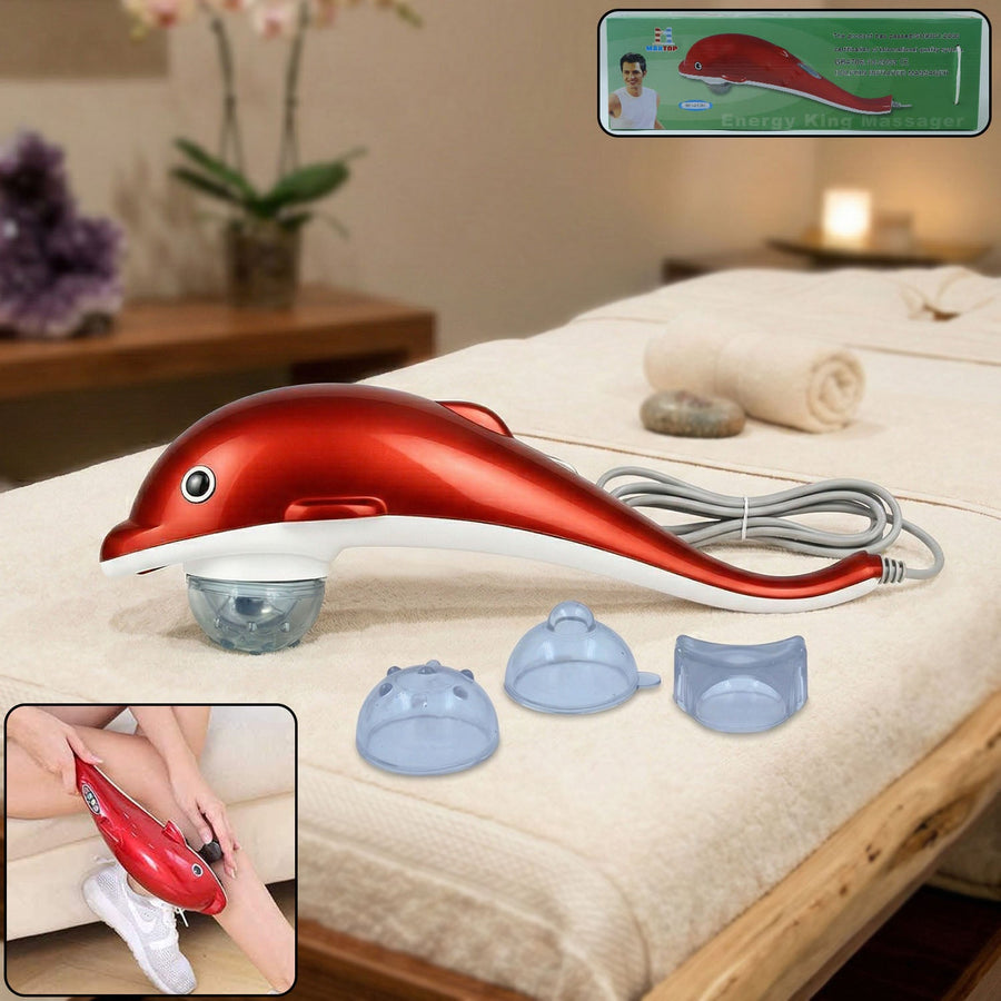 Dolphin Handheld Massager – Electric Pain & Stress Relief | Indo Glow