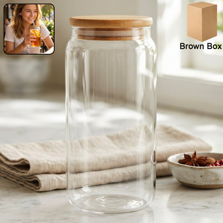 Airtight Glass Storage Jar Ð Elegant Kitchen Canister for Freshness