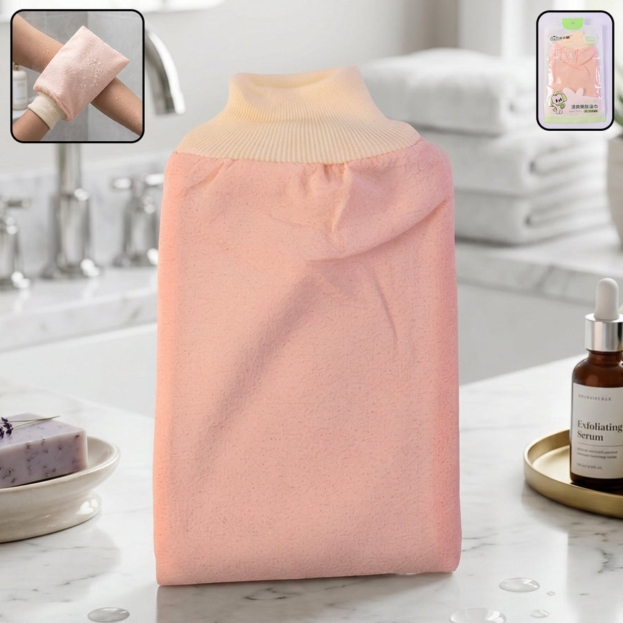 Soft Exfoliating Bath Scrub Glove Ð Gentle Skin Renewal Tool