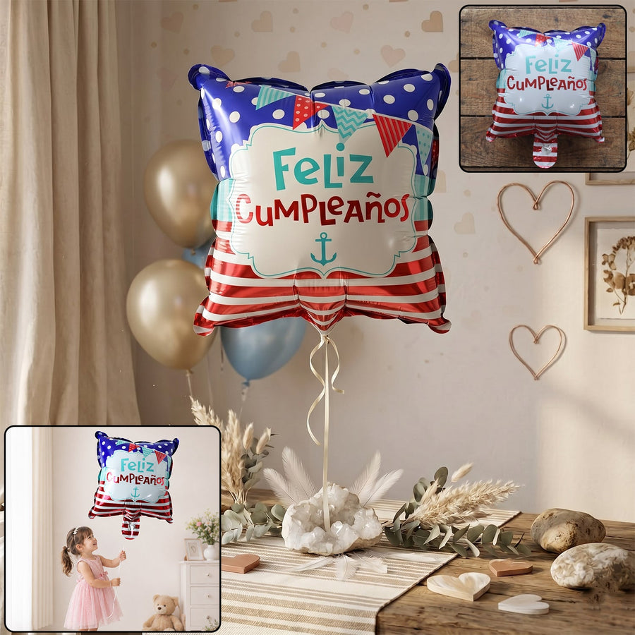 Feliz Cumpleanos Foil Birthday Balloon Ð Bright Party Decor
