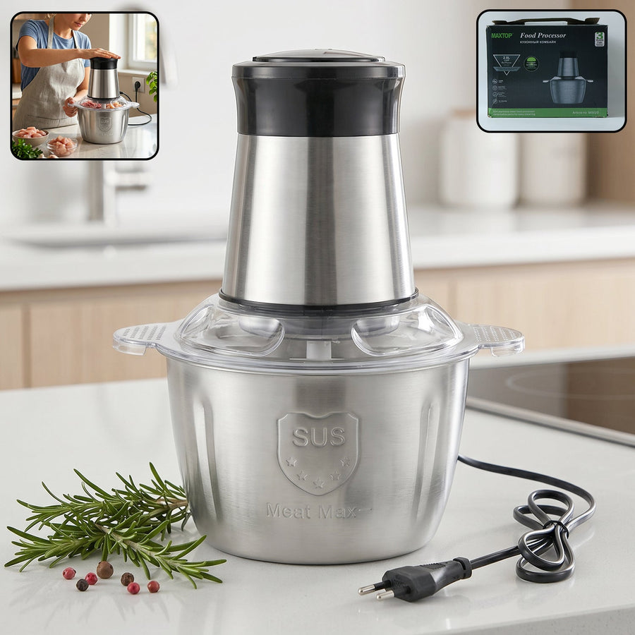 Electric Food Processor Ð 2 Litre Capacity for Easy Cooking