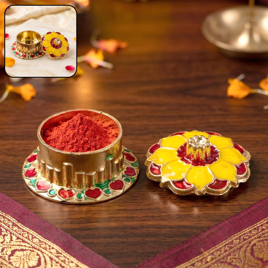 Kankavati Kumkum Box Ð Traditional Decor for Pooja Rituals