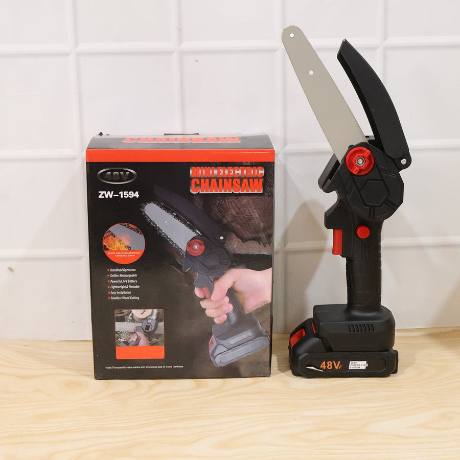 Mini Cordless Electric Chainsaw – Portable & Powerful for Garden Tasks