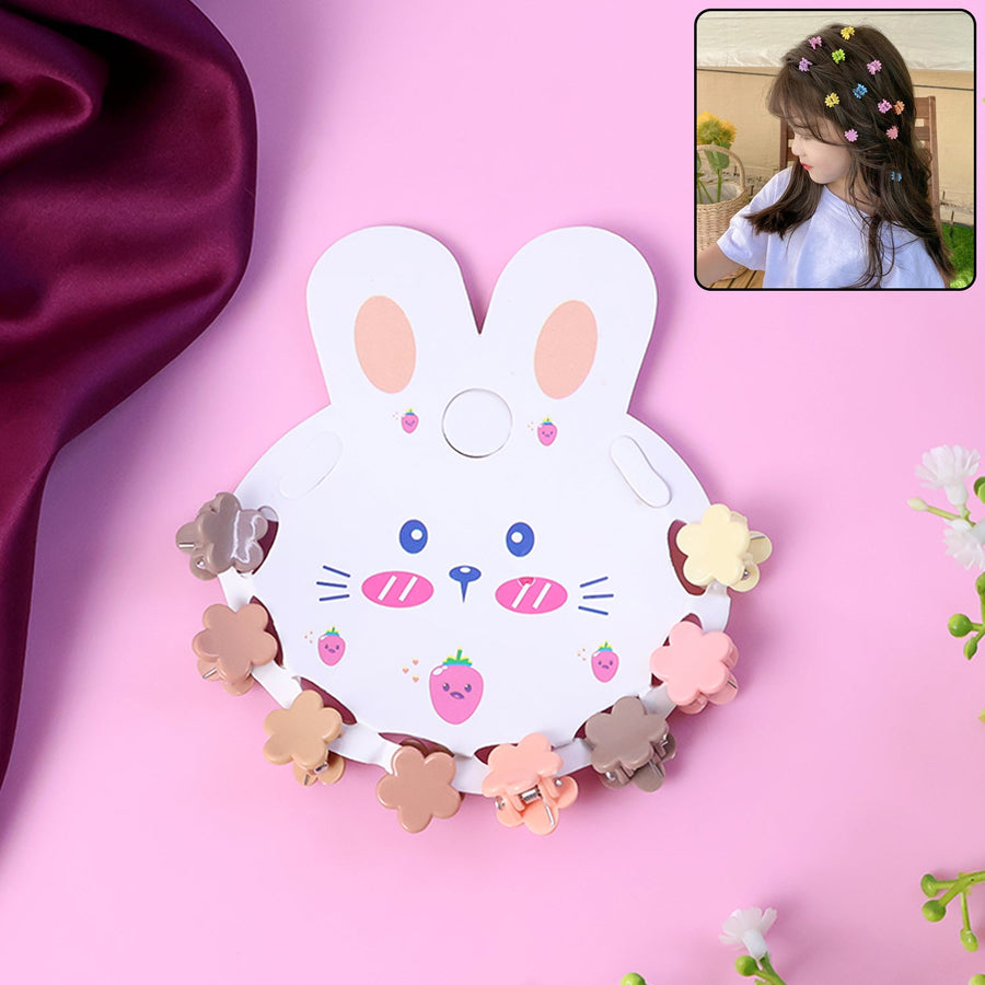 Mini Hair Claw Clips for Kids – Colorful Gentle Hold Set