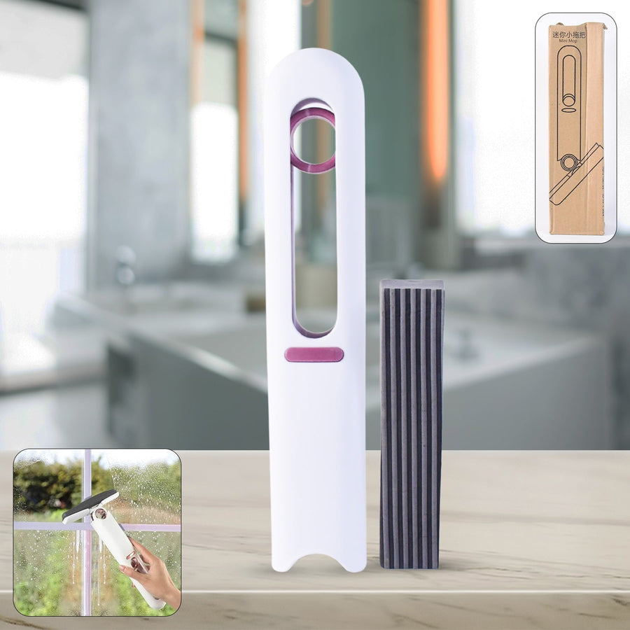 Mini Mop – Portable Self-Squeeze PVA Sponge for Home |