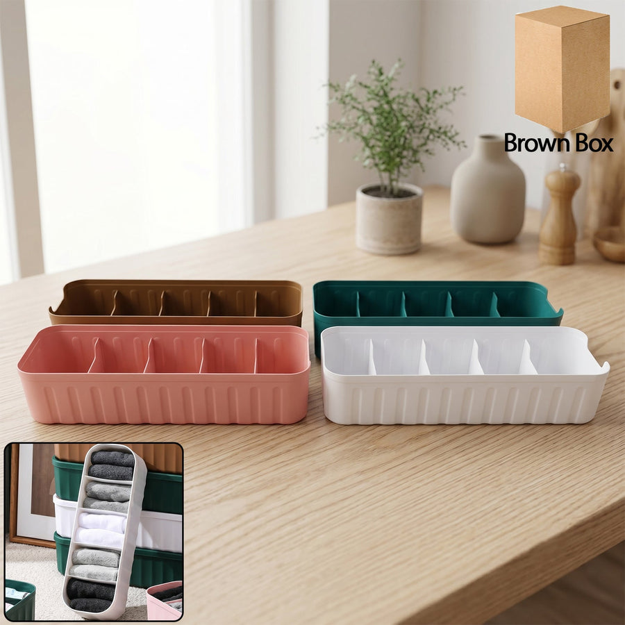 Plastic Drawer Organizer Tray Ð Keeps Socks & Underwear Neat