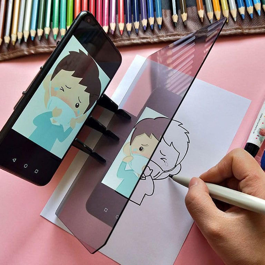 Mobile Phone Drawing Projector Kit – Adjustable Stand for Kids