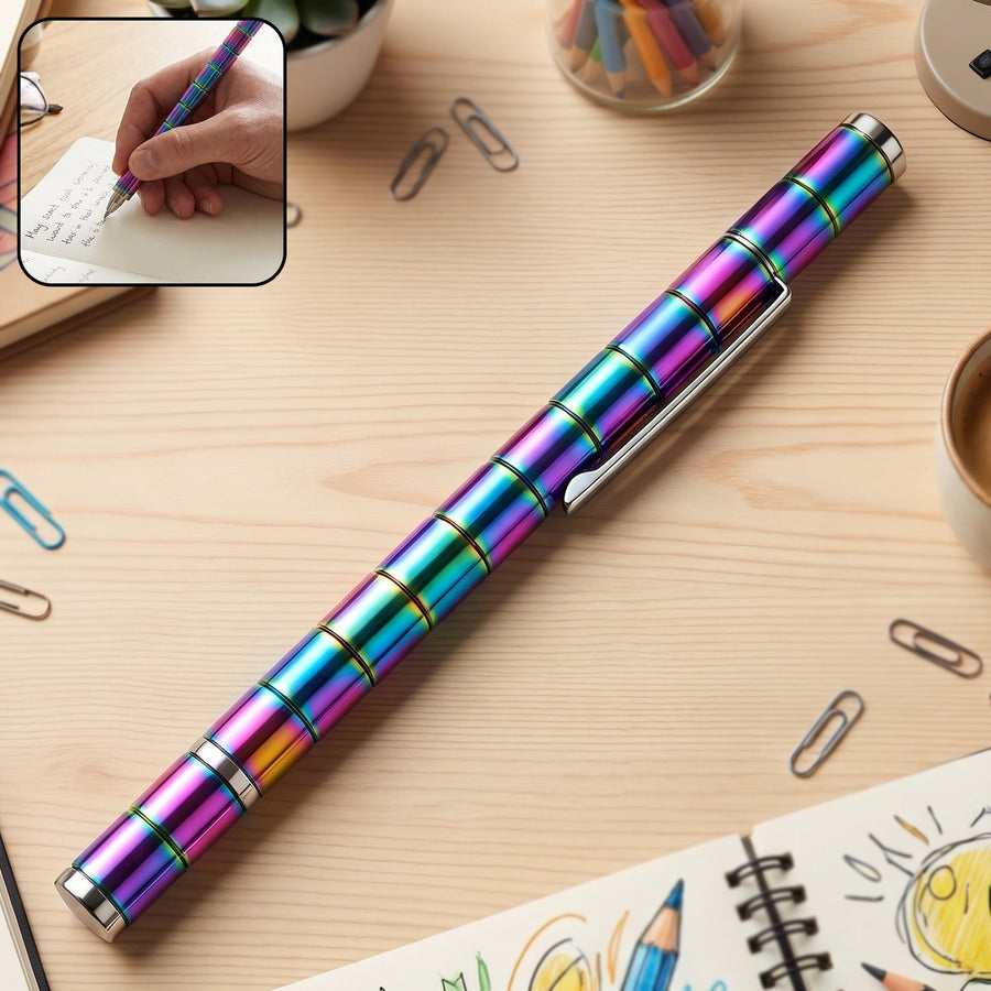 Magnetic Pen – Fidget Spinner & Stress Relief Metal Pen | InkGlow