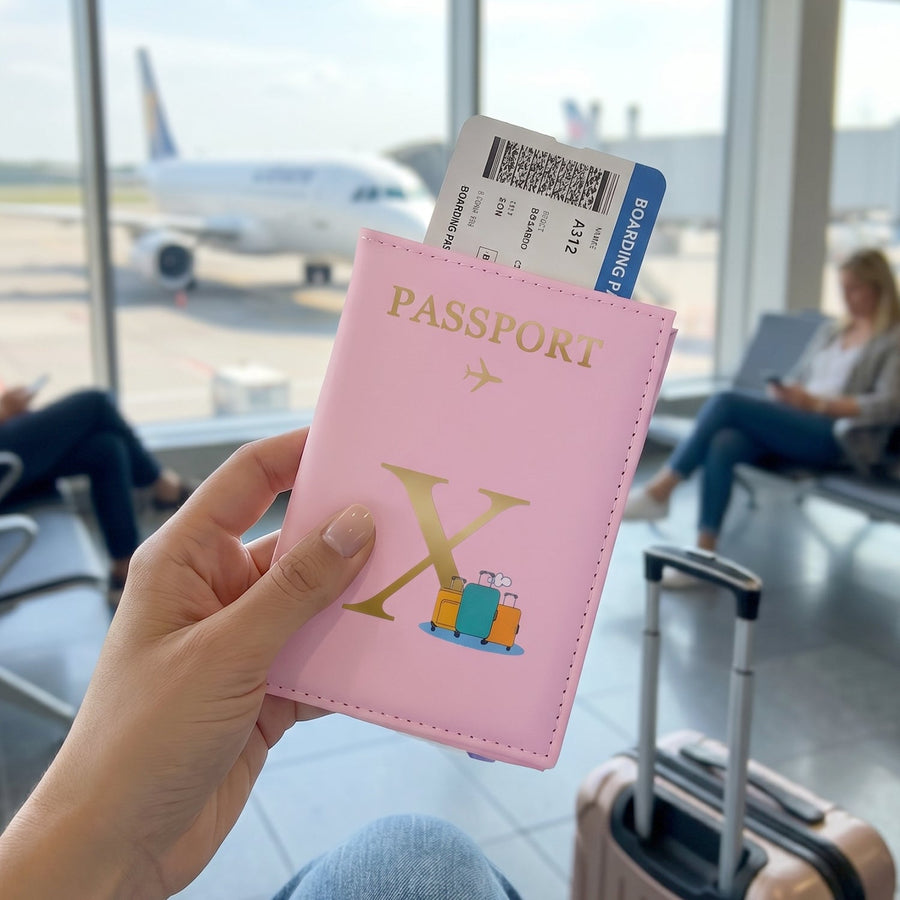 Travel Passport Holder Wallet Ð Stylish Mix Design & Compact