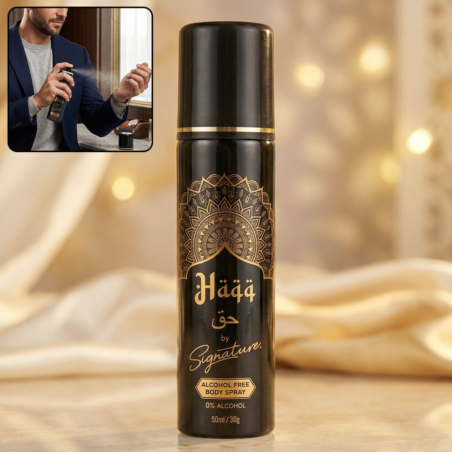 Signature Haqq Body Spray Ð Long-Lasting, Alcohol-Free Fragrance