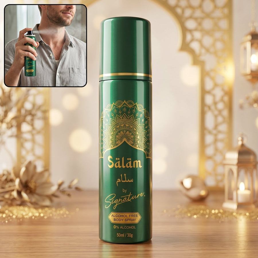 Signature Salam MenÕs Body Spray Ð Long-Lasting Freshness in 50 ML