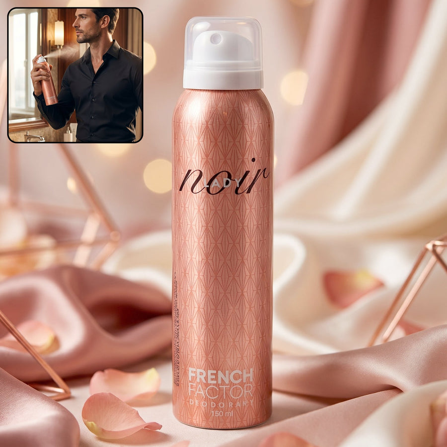 French Factor Lady & man Noir Deodorant Body Spray (1 Pc, 150 ML)