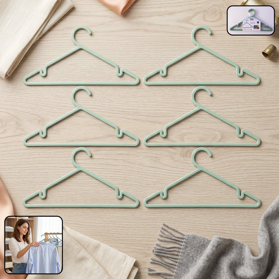 Plastic Clothes Hangers Ð Non-Slip Design for Safe Grip and Organization