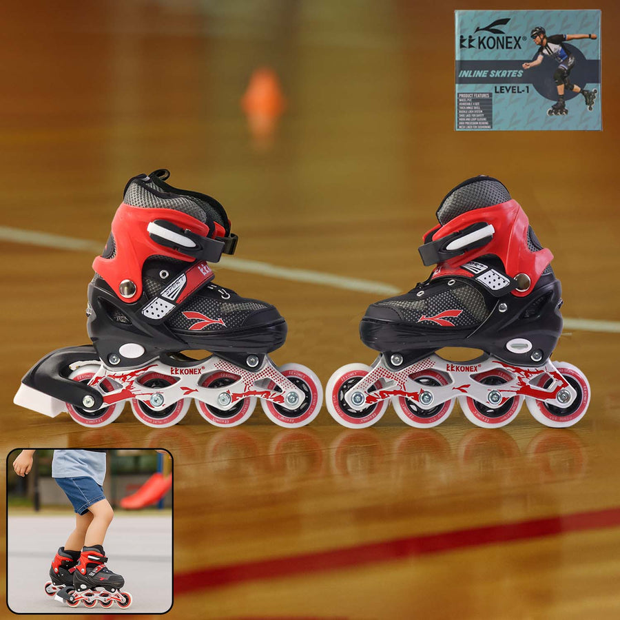 Adjustable Inline Skates – Medium Size with Aluminum Frame