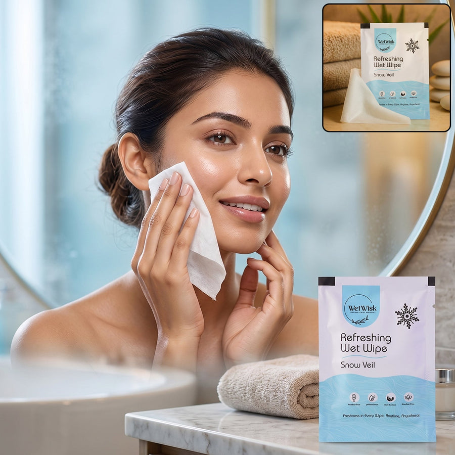 Wet Wipes Face & Body Ð Refreshing Snow Veil Fragrance