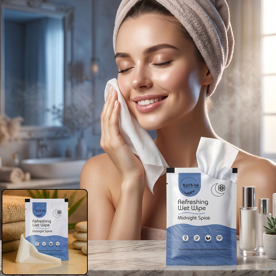 Wet Wipes Ð Gentle Cleansing for Face, Body & Hands (1 Pc)
