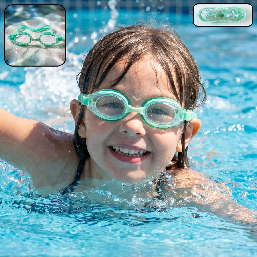 Kids Anti-Fog Swimming Goggles Ð Leakproof & Adjustable Fit