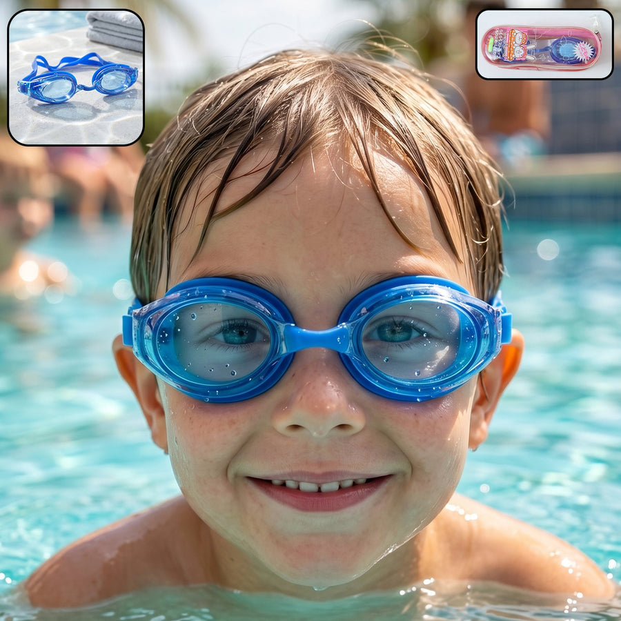 Kids Swimming Goggles Ð Soft Cushion Seal for Comfortable Fit