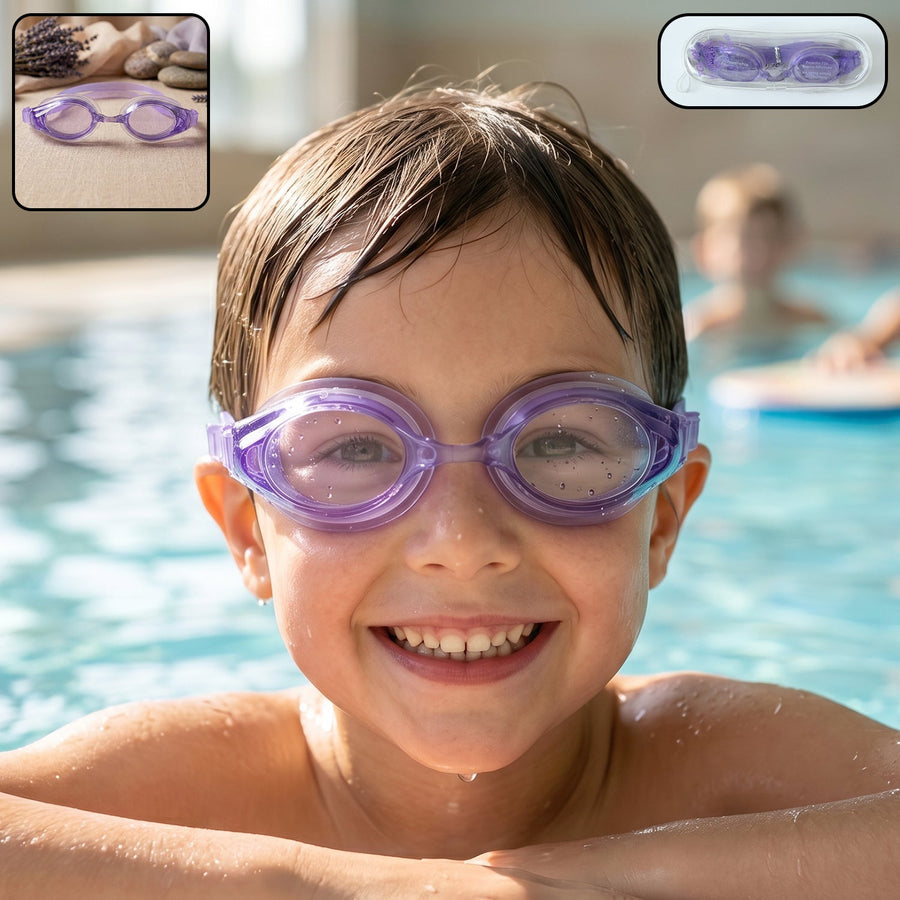 Kids Lightweight Swimming Goggles Ð Leakproof & Comfortable Fit