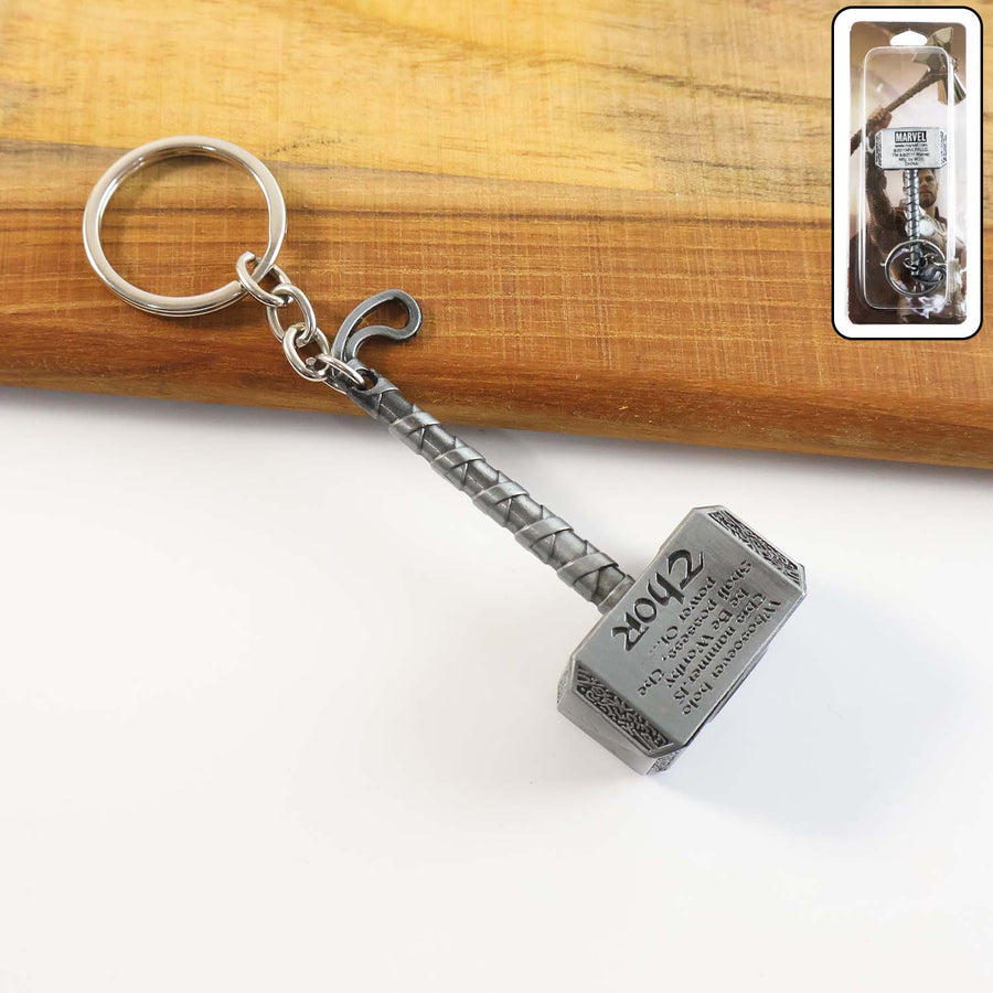Metal Hammer Shape Keychain – Durable Alloy Miniature