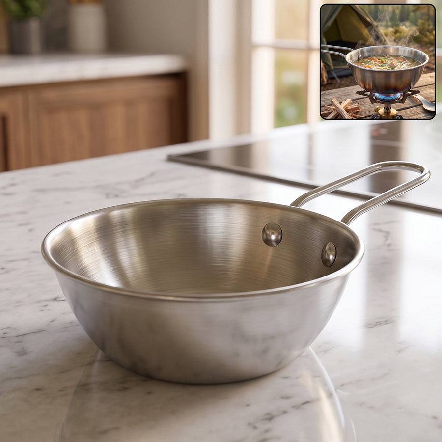 Stainless Steel Tadka Pan Ð Ideal for Indian Cooking & Tempering