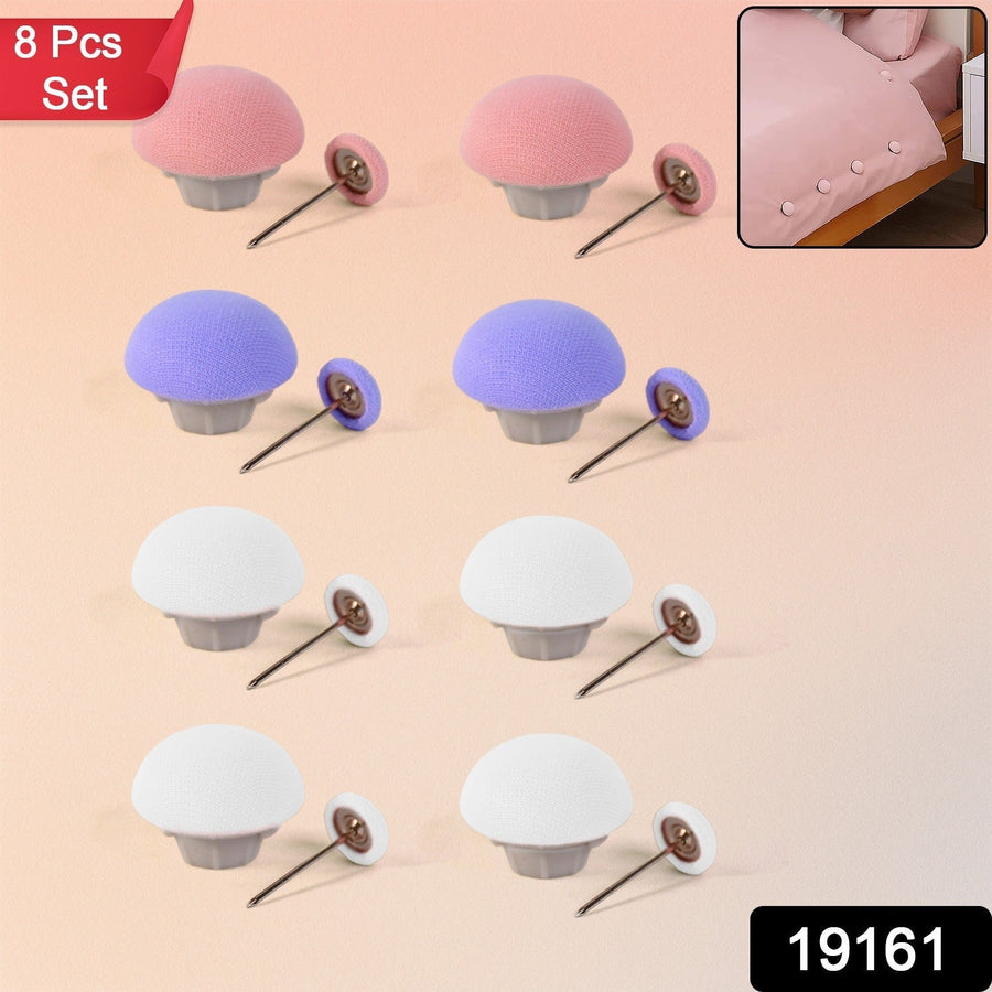 Mushroom Upholstery Pins – Elegant No-Sew Furniture Decor