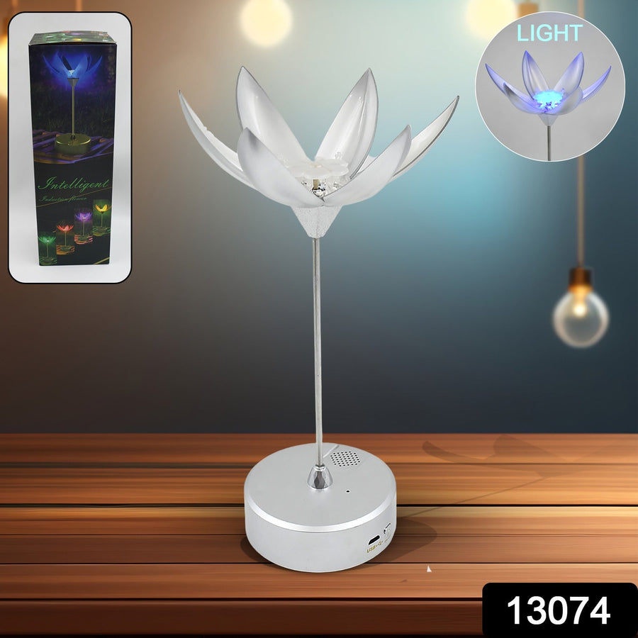 Lotus Flower Lamp – Musical, Touch Control & USB Rechargeable | Indo Glow