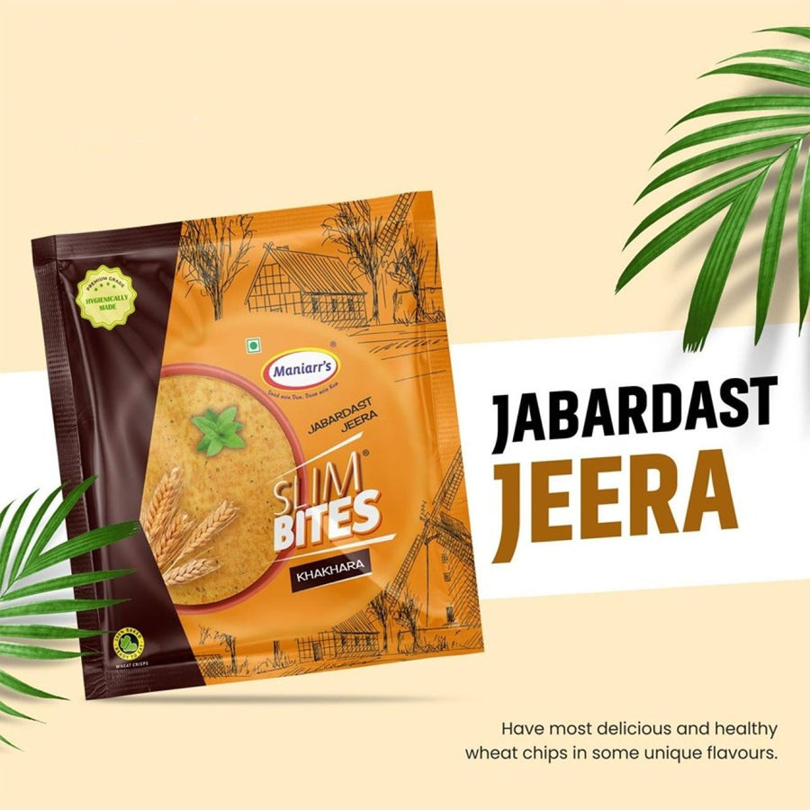 Jeera Khakhra – Crispy Wheat Snack 195g | Maniarr's