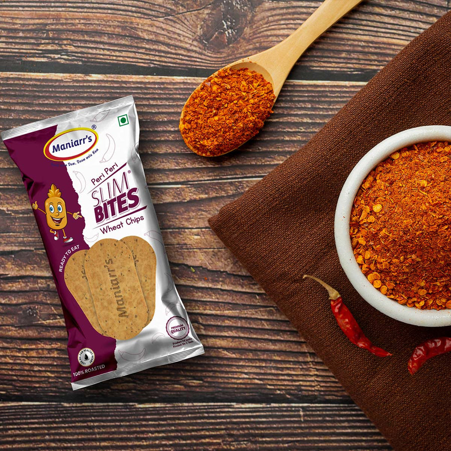 Peri Peri Khakhra – Mini Slim Bites, Healthy Snack | Maniarr's