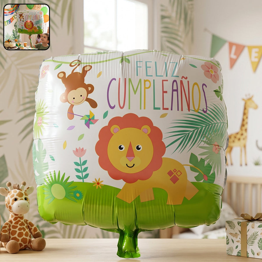 Jungle Lion Foil Balloon Ð Brighten KidsÕ Parties and Events