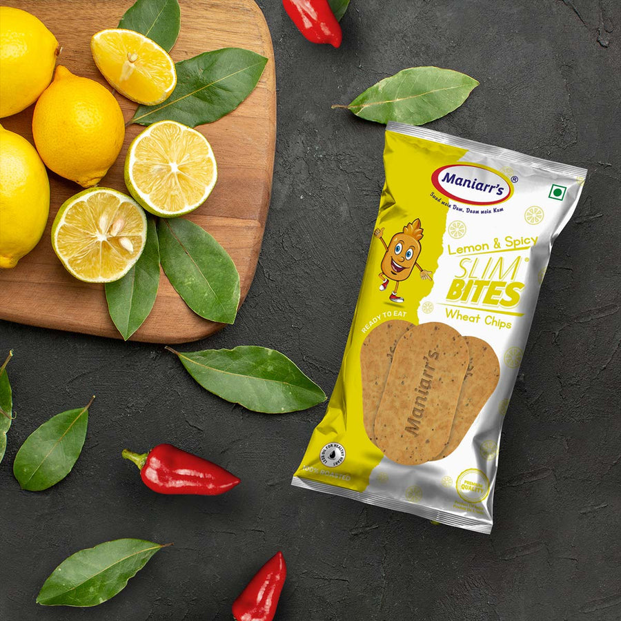 Lemon & Spicy Mini Slim Bites – Tangy Crunch | Maniarrs